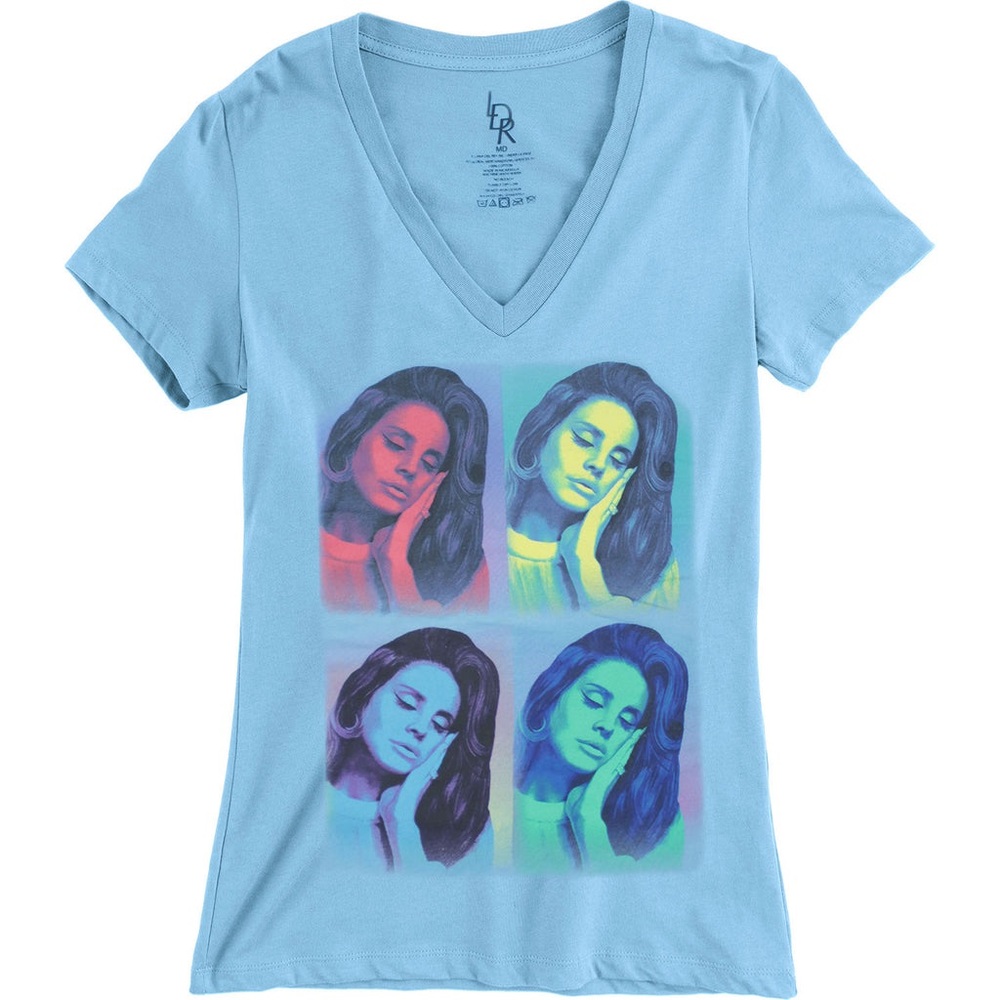 Lana Del Rey Graphic Face Art Tee
